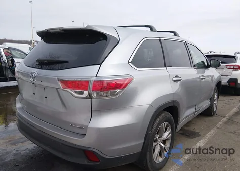 2015 Toyota Highlander Le Plus V6 из США, поврежденный, VIN 5TDBKRFH0FS181840